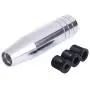 Bashineng Car Gear Shift Lever Knobs Metal Alloy Stick Shifter Knob Head for Most Manual Vehicle (Silver) Bashineng Car Gear Shift Lever Knobs Metal Alloy Stick Shifter Knob Head for Most Manual Vehicle (Silver)