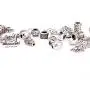 Incredible art 300-Piece Bali Style Jewelry Making Metal Bead Caps Deluxe New Mix, Silver