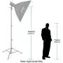 Neewer Stainless Steel Light Stand 102 inches/260 centimeters Heavy Duty with 1/4-inch to 3/8-inch Universal Adapter for Studio Softbox, Monolight and Other Photographic Equipment