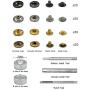 LYNDA 80 Sets Metal Snap Fasteners, 4 Colors Snap Fasteners with 4 Pieces Fixing Tools,Used in Leather Craft, DIY Craft, Overalls, Jacket and Jeans,15mm in Diameter