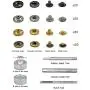 LYNDA 80 Sets Metal Snap Fasteners, 4 Colors Snap Fasteners with 4 Pieces Fixing Tools,Used in Leather Craft, DIY Craft, Overalls, Jacket and Jeans,15mm in Diameter