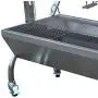 TITAN GREAT OUTDOORS Rotisserie Grill Roaster Stainless Steel 25W 125LBS Capacity BBQ Charcoal Pig