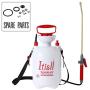 ITISLL Portable Garden Pump Sprayer Brass Wand Shoulder Strap for Yard Lawn Weeds Plants 1Gal
