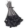 Cable Ties with Metal Tooth Stainless Steel Locking Device, 8” X 0.14”, Black, 100 Pieces Cable Ties with Metal Tooth Stainless Steel Locking Device, 8” X 0.14”, Black, 100 Pieces