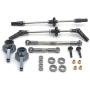 lahomia RC Car Upgrade Kit Metal Steering Hub, Bearing, Flange Sleeve, Pinion Gears, Axle Shaft Kits for D90 MN99 MN99S MN90 MN96 FJ45 RC Car Accessories