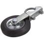 Standard Gate Helper Wheel 6'', for Chain Link Fence Swing Gate Fits 1 5/8'' Gate Frame