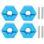 Hubs Nut, 5MM Aluminum Alloy Wheel Hex Mount Hubs Nut RC Car Wheel Hex Mount Hubs with Pins Fit for WLtoys 1/14 144001(Blue1266B) Hubs Nut, 5MM Aluminum Alloy Wheel Hex Mount Hubs Nut RC Car Wheel Hex Mount Hubs with Pins Fit for WLtoys 1/14 144001(Blue1266B)