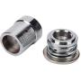 Fabric Covered Button Tools, 0.4-1.5in Round Button Mold Bread Shape Press Tool for Hand Press Machine(36L)