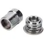 Fabric Covered Button Tools, 0.4-1.5in Round Button Mold Bread Shape Press Tool for Hand Press Machine(36L)