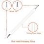 Selizo 5 Pcs Embossing Stylus Set with Different Size Double End Tracing Dotting Tool Stylus for Carbon Transfer Paper Mandala Rock Painting, Pottery Clay Craft, Embossing Art