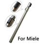 EZ SPARES Telescope Metal Tube Stainless Replacement for Miele 35mm 1.375'' Extension Wand Miele Central Vacuum Cleaner Attachment