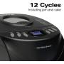 Hamilton Beach Bread Maker Machine 2 Lb Capacity Digital, Programmable, 12 Settings + Gluten Free, Dishwasher Safe Pan + 2 Kneading Paddles, Black (29882)