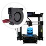Furiga 3D Printer Fan 12V DC 50X50X15mm 5015 Blower Radial Cooling Fan 1M Cable for Heat Sink 2PCS