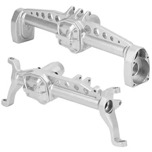 Dilwe RC Front Rear Axle, Metal Front Axle Axle Shell Upgrade Parts Accessory Compatible with SCX10 III 1/10 RC Car Model(Silver) Dilwe RC Front Rear Axle, Metal Front Axle Axle Shell Upgrade Parts Accessory Compatible with SCX10 III 1/10 RC Car Model(Silver)