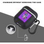 Funneh Krew Heroes Pink Original Artwork Print AirPods Case Cover Compatible with Apple AirPods 2 & 1,Full Protective Durable Shockproof Drop Proof Headphone Cases with Keychain