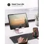 Tablet Stand Adjustable, Lamicall Tablet Stand : Desktop Stand Holder Dock Compatible with Tablet Such as iPad 2018 Pro 9.7, 10.5, Air Mini 4 3 2, Kindle, Nexus, Tab, E-Reader (4-13) - Rose Gold