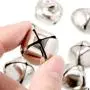 Tatuo Jingle Bells Bulk 60 Pieces 1 Inch Metal Craft Bells for Christmas Decoration DIY Ornament (Silvery) Tatuo Jingle Bells Bulk 60 Pieces 1 Inch Metal Craft Bells for Christmas Decoration DIY Ornament (Silvery)