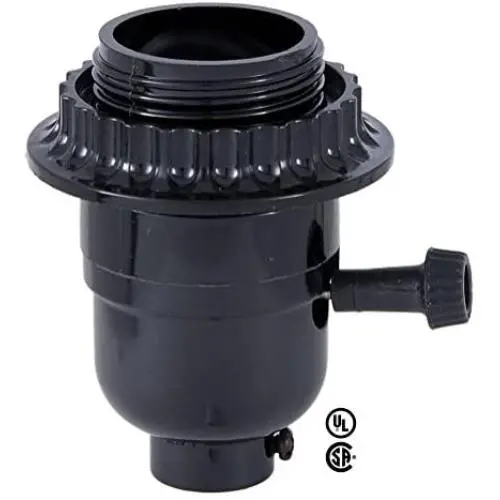 B&P Lamp Threaded Shell with Ring Phenolic Socket B&P Lamp Threaded Shell with Ring Phenolic Socket