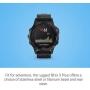 Garmin fenix 5 Plus, Premium Multisport GPS Smartwatch, Features Color Topo Maps, Heart Rate Monitoring, Music and Contactless Payment, Black with Black Band Garmin fenix 5 Plus, Premium Multisport GPS Smartwatch, Features Color Topo Maps, Heart Rate Monitoring, Music and Contactless Payment, Black with Black Band