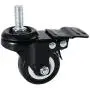 DICASAL 4 Pack 1.5 Inch Swivel Stem Casters, Non-Marking Polyurethane Wheels 330 Lbs with Diameter 3/8''- 16 x 1'' Stem Thread and Nuts for Carts Trolley Furniture DICASAL 4 Pack 1.5 Inch Swivel Stem Casters, Non-Marking Polyurethane Wheels 330 Lbs with Diameter 3/8''- 16 x 1'' Stem Thread and Nuts for Carts Trolley Furniture