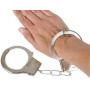 Liberty Imports Heavy Duty Diecast Metal Stainless Steel Handcuffs with Keys - Bulk Party Favors for Police Role Play (6 Pack)