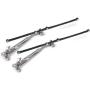 Ctzrzyt Metal Windshield Wiper for 1/10 RC Crawler AXIAL SCX10 Cherokee TRX4 Bronco G500 MST KM2 Parts