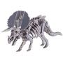 RuiyiF 3D Dinosaur Puzzles Metal Model Kits to Build for Adults Kids, DIY 3D Assembly Jigsaw Puzzles for Kids Ages 8-12(with Tool Kit), Metal Dinosaur Puzzle Desk Ornament/Gifts, Toys for Kids (Trice