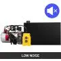 Mophorn Single Acting Hydraulic Pump 12V DC Hydraulic Power Unit 3.75 Gallon Dump Trailer Pump Steel Hydraulic Power Unit (Steel, 15 Quart/Single Acting)
