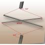 for Coleman 13 x 13 Straight Leg Instant Canopy Gazebo Side Truss Bar Parts for Model 2000023729