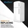 Ultra Durable 5304506471 Refrigerator Door Handle Replacement Part by Blue Stars - Exact Fit for Frigidaire Refrigerators - Replaces 5304504509 5304504510 5304510039 - Pack of 2