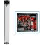 Water Cooling Tank, 190mm / 240mm / 300mm / 400mm50mm Diameter POM Cylindrical CPU Water Cooler Reservoir System Heat Sink Kit for PC Computer(400mm)