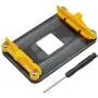 Aimeixin AM4 Bracket,Desktop Computer AMD AM4 Motherboard CPU Heatsink Bracket, Steel Back Plate Bracket for AM4s HeatSink Cooling Fan Mounting (Yellow) Aimeixin AM4 Bracket,Desktop Computer AMD AM4 Motherboard CPU Heatsink Bracket, Steel Back Plate Bracket for AM4s HeatSink Cooling Fan Mounting (Yellow)