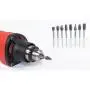 YXGOOD 10 Pieces Tungsten Carbide Double Cut Rotary Burr Set with 3 mm (1/8 Inch) Shank and 6 mm (1/4 Inch) Head Size