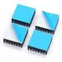 weideer 8pcs Aluminum Heat Sink 25x25x10mm/0.9'' x0.9X 0.4'' Small Cooler Heat Sink with Thermal Conductive Double Sided Tape for CPU IC Chips LED Board HS25x25x10