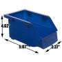 Erie Tools TLPB04 60 Parts Bin Storage Shelving with Locking Wheels for Shop Garage or Home Storage Erie Tools TLPB04 60 Parts Bin Storage Shelving with Locking Wheels for Shop Garage or Home Storage