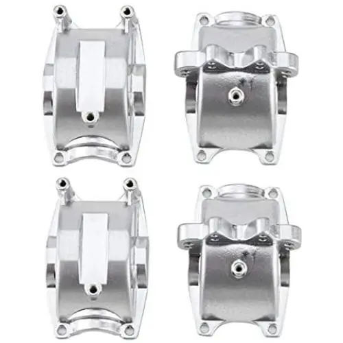 JVSISM 2Pcs Aluminum Front and Rear Gear Box Set for WLtoys 1/18 RC Car A959 A959B A969 A969-B A979 K929 Upgrade Parts Silver JVSISM 2Pcs Aluminum Front and Rear Gear Box Set for WLtoys 1/18 RC Car A959 A959B A969 A969-B A979 K929 Upgrade Parts Silver