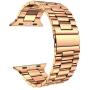 Fitlink Stainless Steel Metal Band for Apple Watch 38/40/42/44mm Replacement Link Bracelet Band Compatible with Apple Watch Series 6 Apple Watch Series 5 Apple Watch Series 1/2/3/4 (Rose Gold,38/40mm)