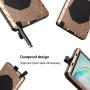 Feitenn Galaxy Note 10 Plus Case Metal, Note 10 Plus 5G Case Heavy Duty, Gorilla Glass Cover Armor Aluminum Bumper Military Shockproof Defender for Samsung Galaxy Note 10 Plus/Note 10+ 5G - Gold