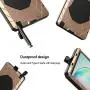 Feitenn Galaxy Note 10 Plus Case Metal, Note 10 Plus 5G Case Heavy Duty, Gorilla Glass Cover Armor Aluminum Bumper Military Shockproof Defender for Samsung Galaxy Note 10 Plus/Note 10+ 5G - Gold