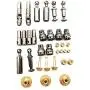YU-NIYUT RC Car Parts DIY Upgrade Assemble Accessories Kit, Modified Parts for WPL 1/16 RC Model Car Military Truck, DIY RC Vehicle Modification Fun for Adults and Kids