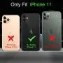 iPhone 11 Case | iPhone 11 Phone Case | Metal 360 Degree Ring Kickstand | Atump Military Grade 15ft. Drop Shockproof Tested Protective Case | Car Mount Phone Case for iPhone 11 Gold