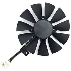 General 88MM T129215SU 6-Pin DC 12V 0.50A Cooling Fan for ASUS Strix Raptor GTX980Ti R9 390X R9 390 GTX1060 GTX1070 GTX1080 RX480 Graphics Card Cooler Cooling Fans (Fan-B (1Pcs))