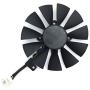 General 88MM T129215SU 6-Pin DC 12V 0.50A Cooling Fan for ASUS Strix Raptor GTX980Ti R9 390X R9 390 GTX1060 GTX1070 GTX1080 RX480 Graphics Card Cooler Cooling Fans (Fan-B (1Pcs))