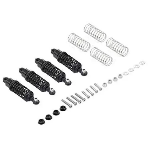 GoolRC 4PCS Aluminum Alloy Metal Shock Absorber Damper for D90 MN-90 MN-99 MN-91 FJ-45 RC Car 1/12 Rock Crawler Upgrade Parts (Black) GoolRC 4PCS Aluminum Alloy Metal Shock Absorber Damper for D90 MN-90 MN-99 MN-91 FJ-45 RC Car 1/12 Rock Crawler Upgrade Parts (Black)
