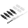 GoolRC 4PCS Aluminum Alloy Metal Shock Absorber Damper for D90 MN-90 MN-99 MN-91 FJ-45 RC Car 1/12 Rock Crawler Upgrade Parts (Black) GoolRC 4PCS Aluminum Alloy Metal Shock Absorber Damper for D90 MN-90 MN-99 MN-91 FJ-45 RC Car 1/12 Rock Crawler Upgrade Parts (Black)
