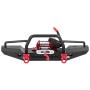 【2021 New Years Special】RC Car Crawler Upgrade Part, Remote Control Aluminum Alloy Large Size Front Bumper with Winch for Traxxas TR.X-4 RC Car RC Crawler Bumper Part
