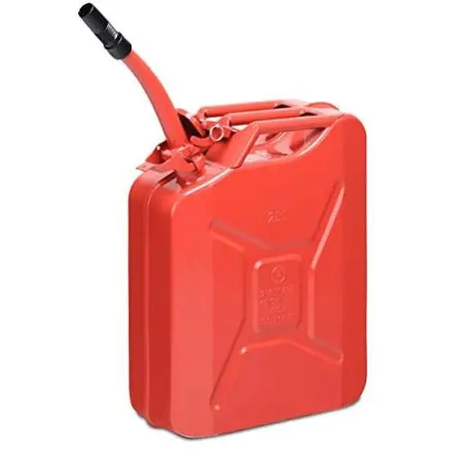 Goplus 20 Liter (5 Gallon) Jerry Fuel Can with Flexible Spout, Portable Jerry Can Fuel Tank Steel Fuel Can, Fuels Gasoline Cars, Trucks, Equipment (Red) Goplus 20 Liter (5 Gallon) Jerry Fuel Can with Flexible Spout, Portable Jerry Can Fuel Tank Steel Fuel Can, Fuels Gasoline Cars, Trucks, Equipment (Red)