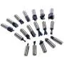 XtremepowerUS 80pcs 1/2'' Shank Carbide Router Bits Tungsten Carbide Bit Set Woodworking Tool Carbon Steel 2 Blade 3 Blade Carrying Case XtremepowerUS 80pcs 1/2'' Shank Carbide Router Bits Tungsten Carbide Bit Set Woodworking Tool Carbon Steel 2 Blade 3 Blade Carrying Case