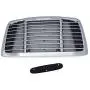 Chrome Front Bumper Hood Grill Radiator Grille with Bug Screen Replacement For Freightliner Cascadia 2008-2016 Chrome Front Bumper Hood Grill Radiator Grille with Bug Screen Replacement For Freightliner Cascadia 2008-2016