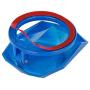 X AUTOHAUX Blue Universal Engine Button Knob Push Button Switch Cover Metal Alloy Protective Cover